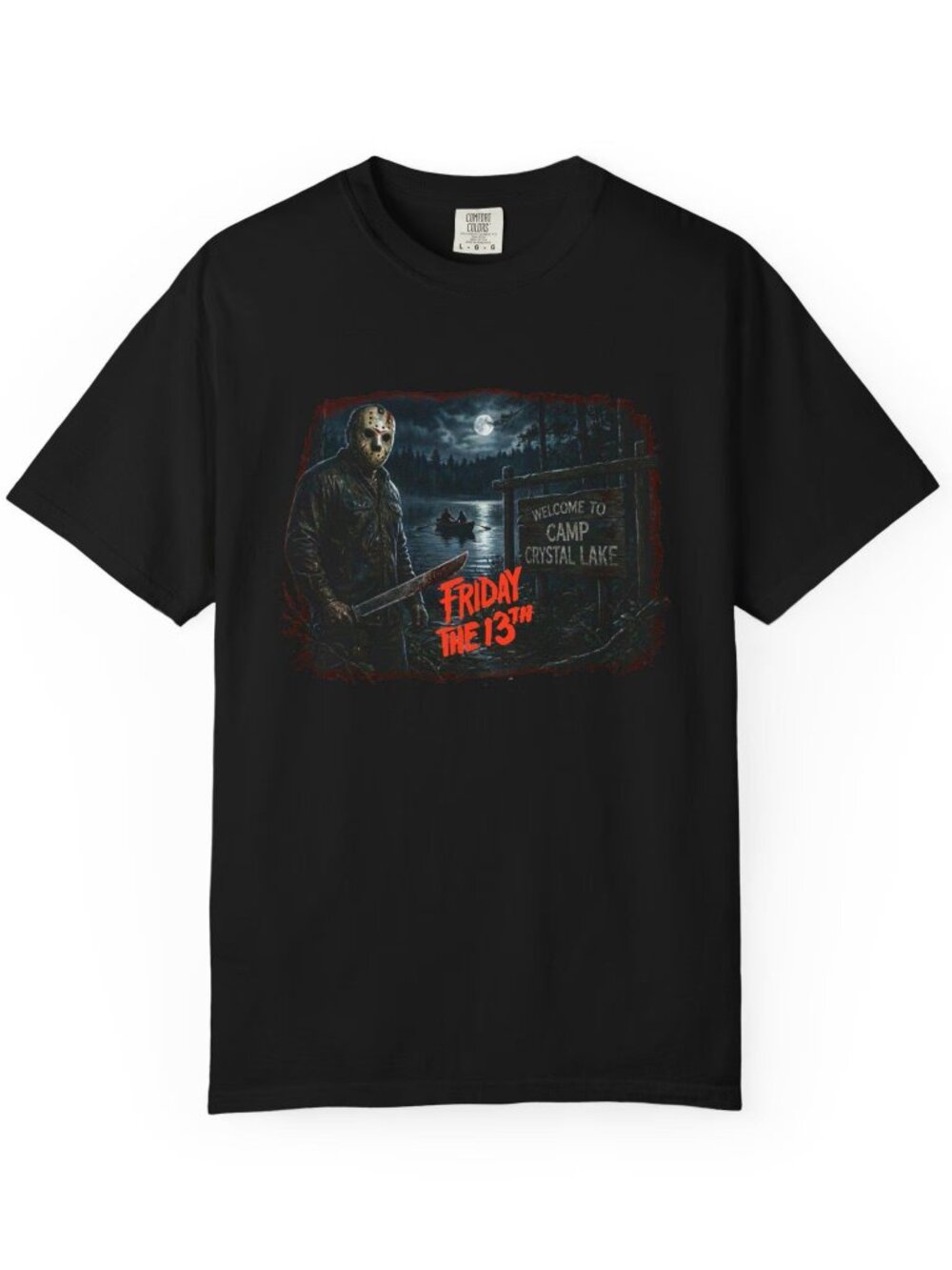 Friday the 13th Jason Mask T-shirt | Horror Movie Graphic Tee
